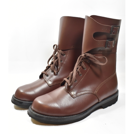 Buty Opinacze Wzór - Brąz - Skóra